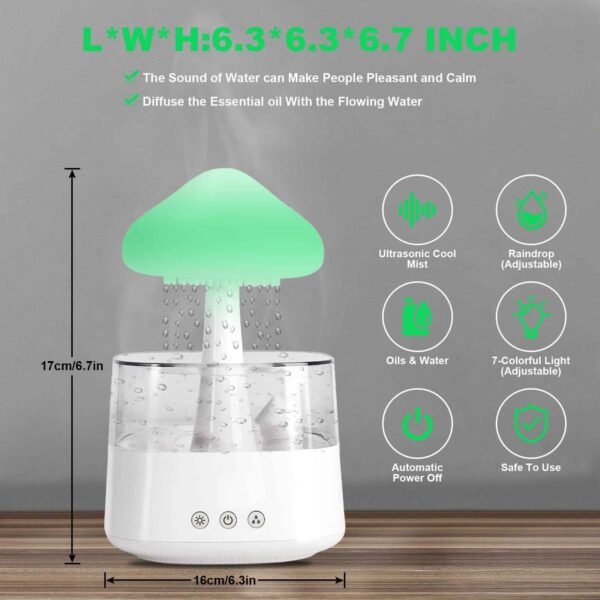 Cloud Rain Mushroom Humidifier
