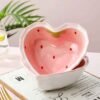 Strawberry Charm Ceramic Bowl