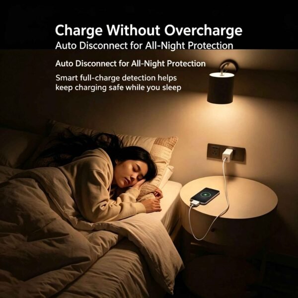 AI Smart Auto Disconnect Charging Adapter
