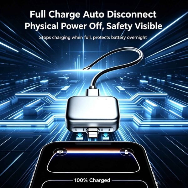 AI Smart Auto Disconnect Charging Adapter