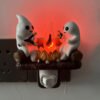 Ghost Campfire Plug-In Night Light