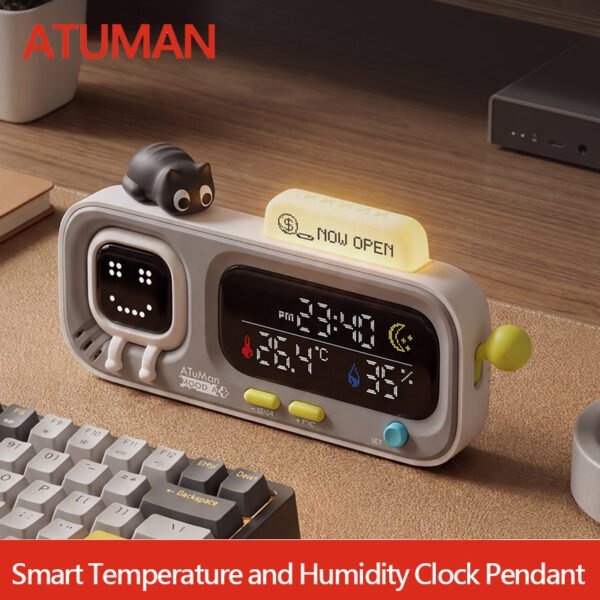 DUKA MOODA Smart Desktop Temperature & Humidity Clock