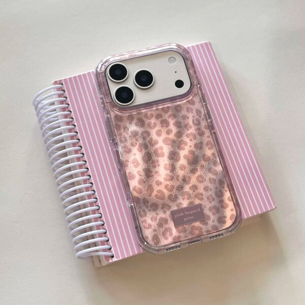Pink Leopard Print Phone Case
