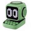 Retro Pixel Art Bluetooth Speaker Alarm Clock