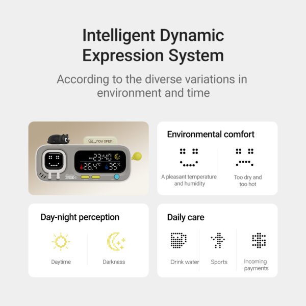 DUKA MOODA Smart Desktop Temperature & Humidity Clock